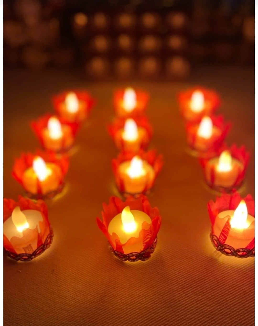Tea Light Led'li El Mumu 12 li